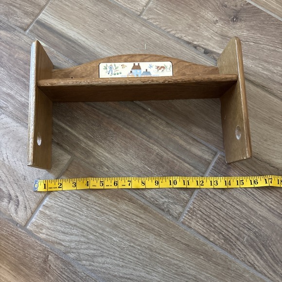 Heartland Wood Wall Mount Shelf VTG - Picture 4 of 6